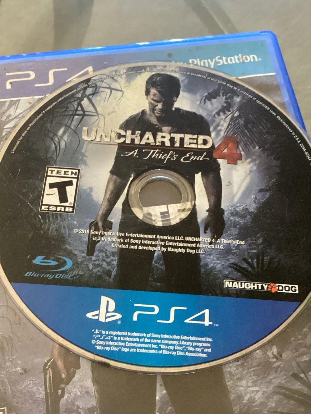Sony PS4 Uncharted 4: A Thief's End (Blue)